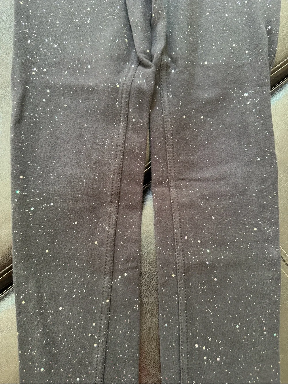Jumping Beans - Girl’s Black Sparkly Leggings
